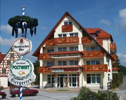 Hotel-Landpension Postwirt Kirchensittenbach Exteriör bild